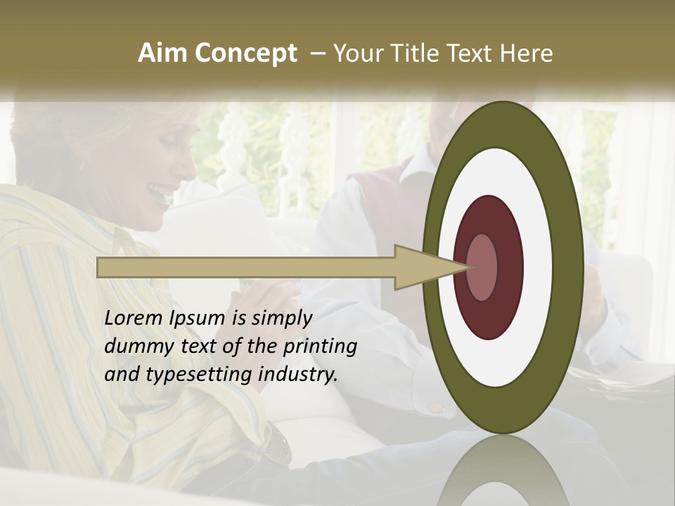 Togetherness Smiling Romantic PowerPoint Template