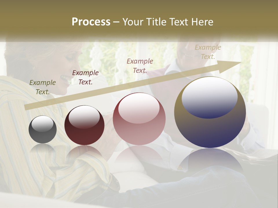 Togetherness Smiling Romantic PowerPoint Template