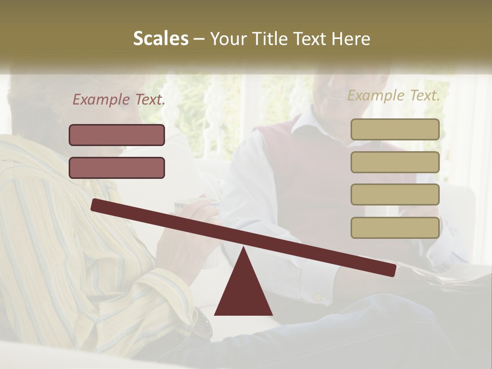 Togetherness Smiling Romantic PowerPoint Template