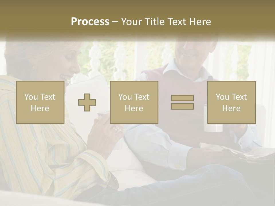 Togetherness Smiling Romantic PowerPoint Template