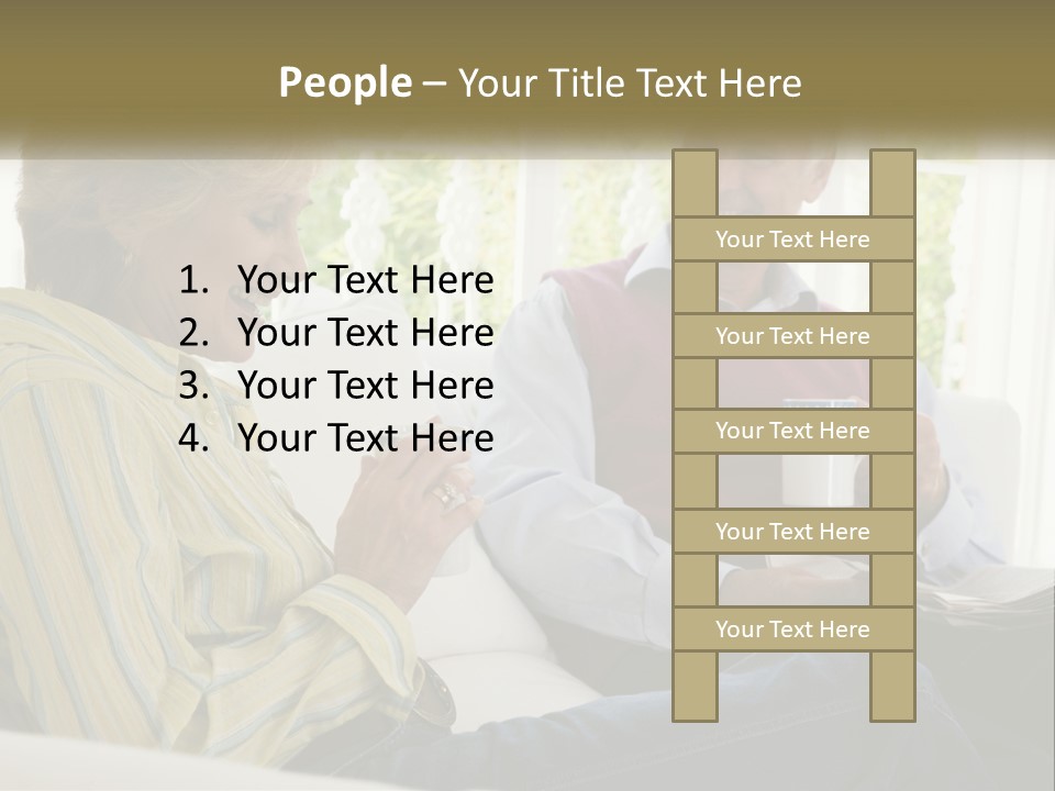 Togetherness Smiling Romantic PowerPoint Template