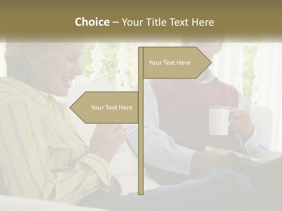 Togetherness Smiling Romantic PowerPoint Template