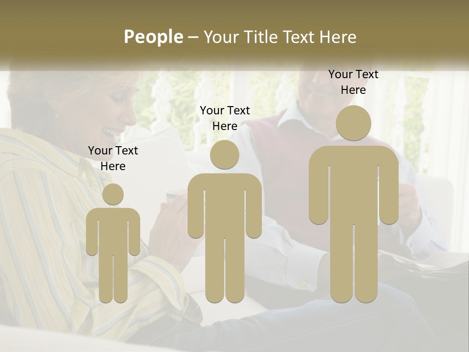 Togetherness Smiling Romantic PowerPoint Template