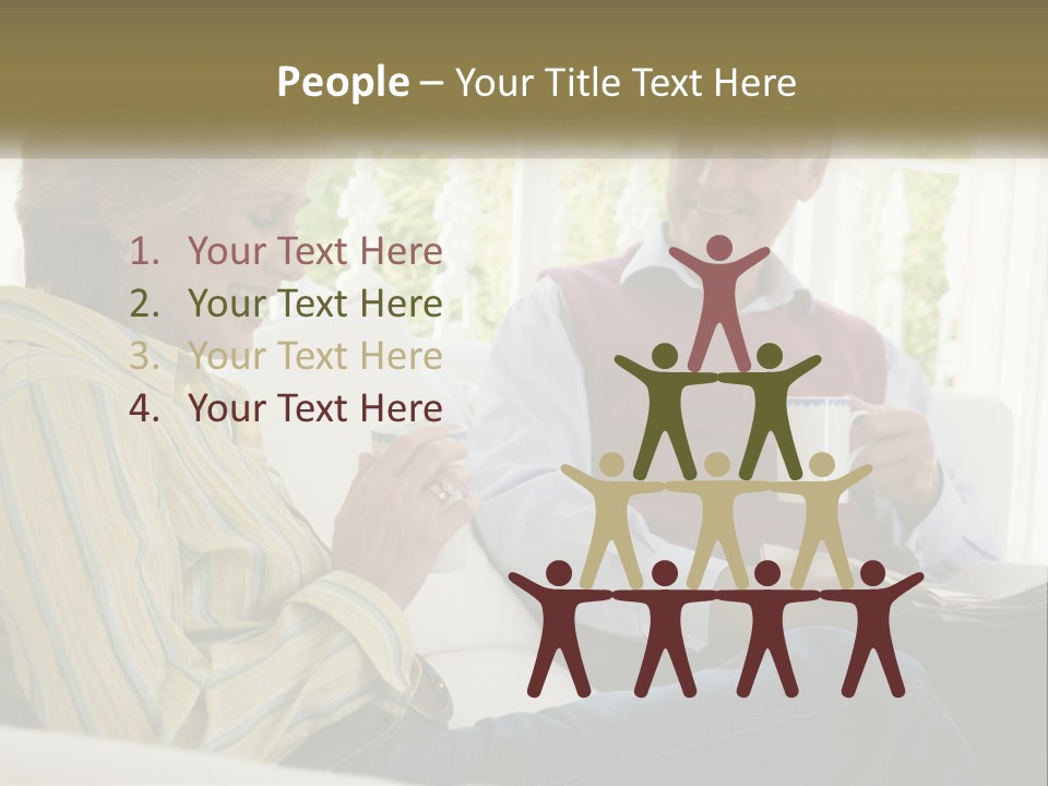 Togetherness Smiling Romantic PowerPoint Template