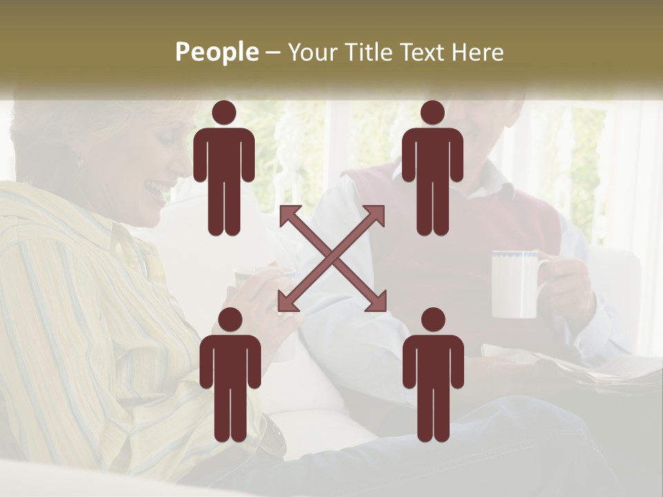 Togetherness Smiling Romantic PowerPoint Template