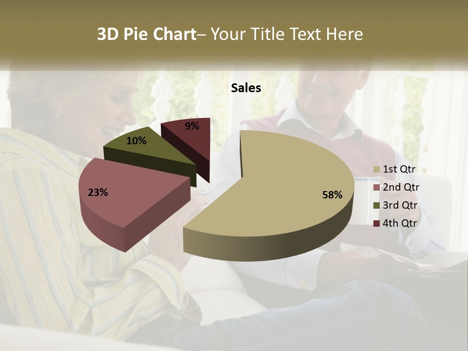 Togetherness Smiling Romantic PowerPoint Template
