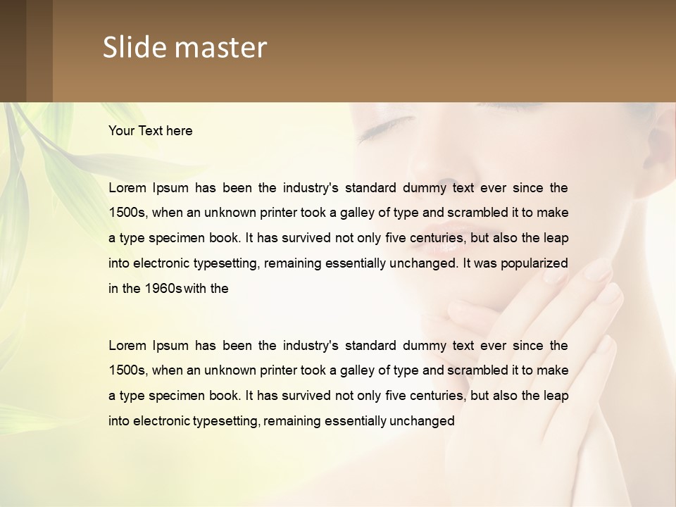 Nature Remedial Healthy PowerPoint Template