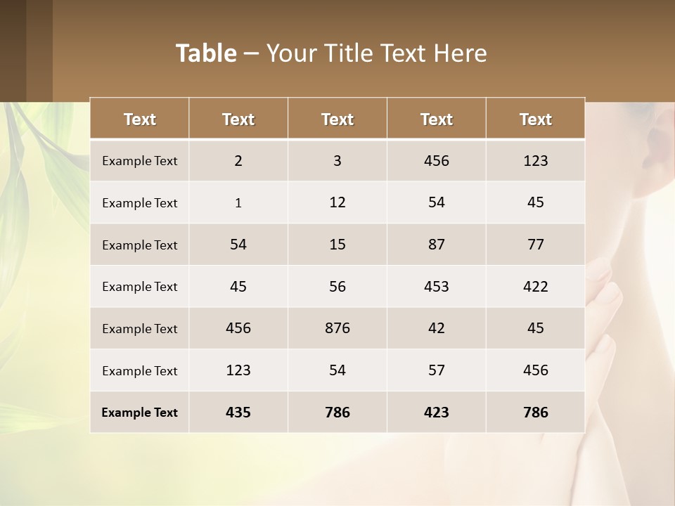 Nature Remedial Healthy PowerPoint Template