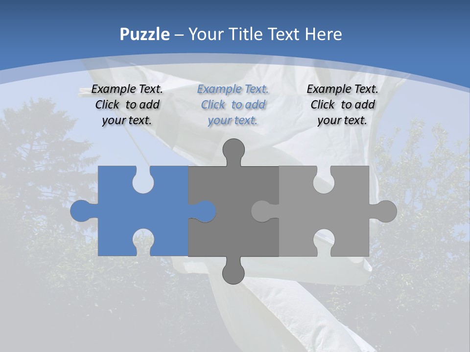 Wash Blue Dry PowerPoint Template