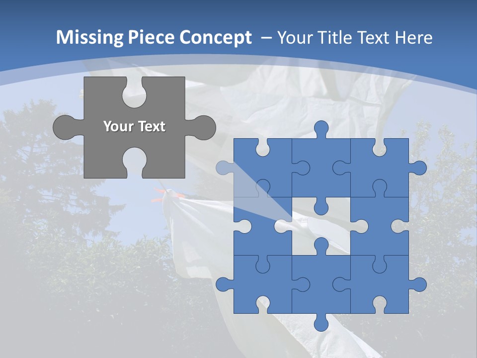 Wash Blue Dry PowerPoint Template