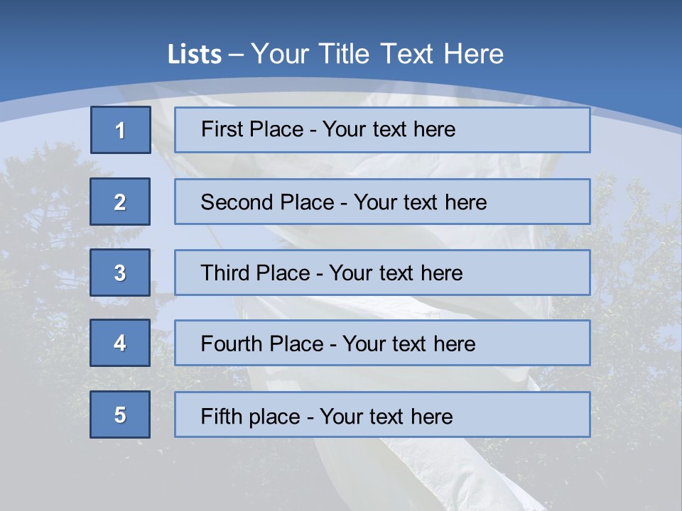 Wash Blue Dry PowerPoint Template