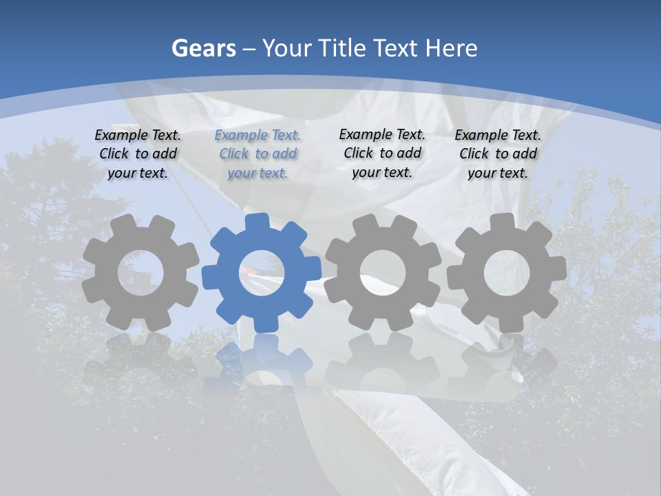 Wash Blue Dry PowerPoint Template