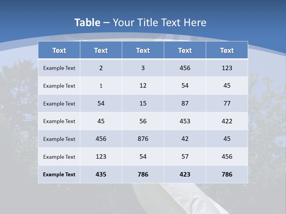 Wash Blue Dry PowerPoint Template