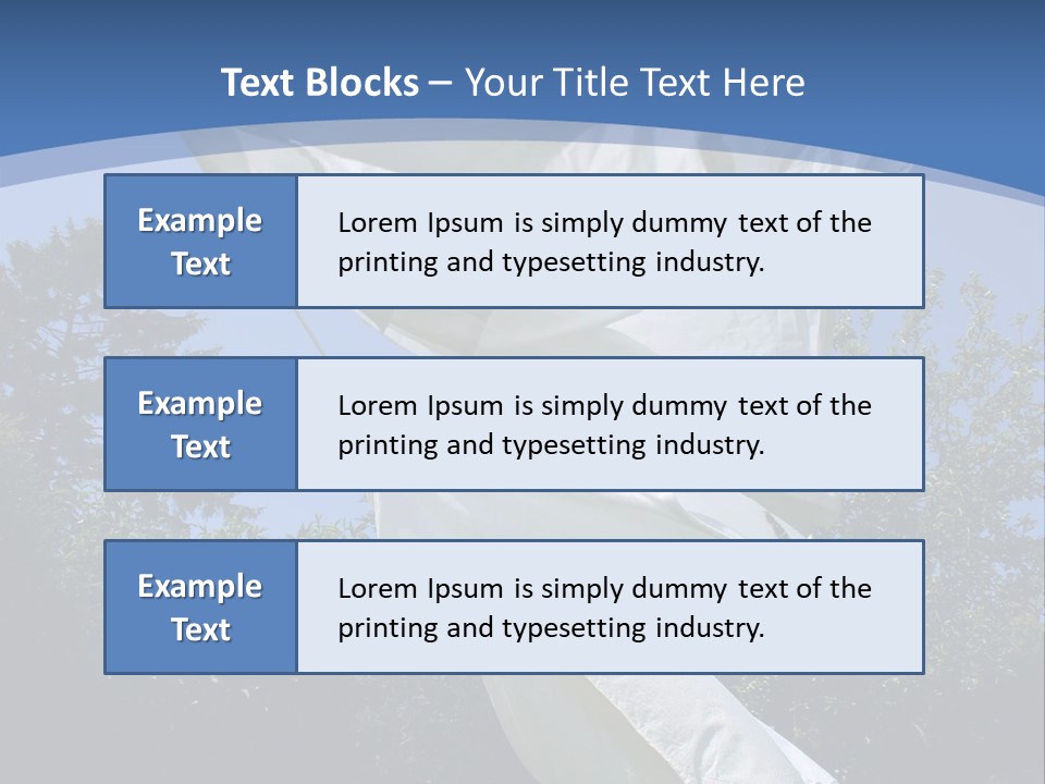Wash Blue Dry PowerPoint Template