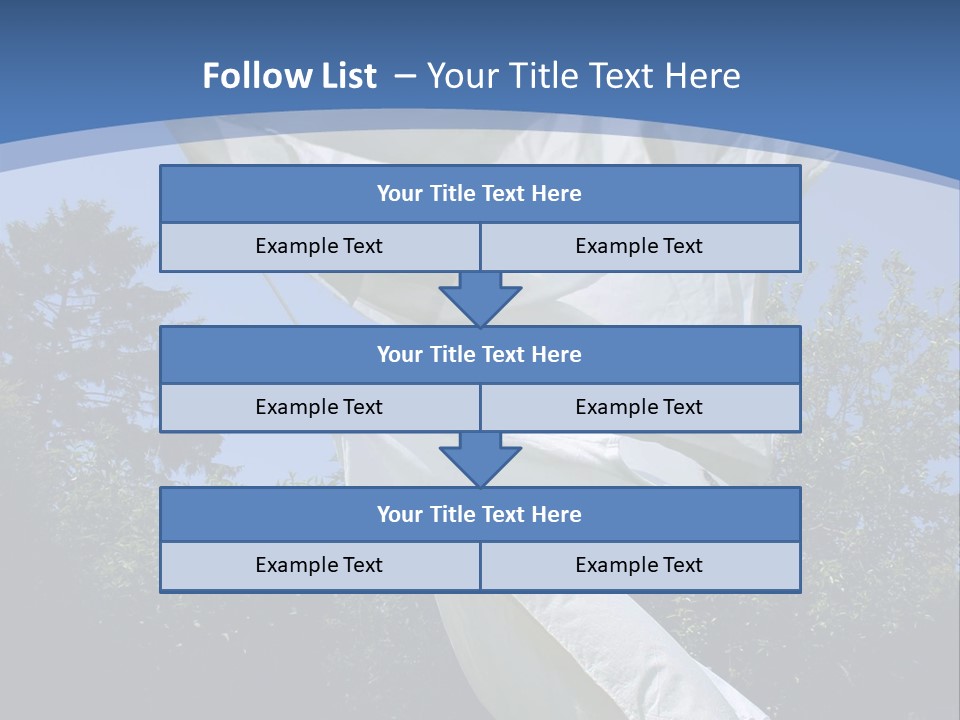 Wash Blue Dry PowerPoint Template