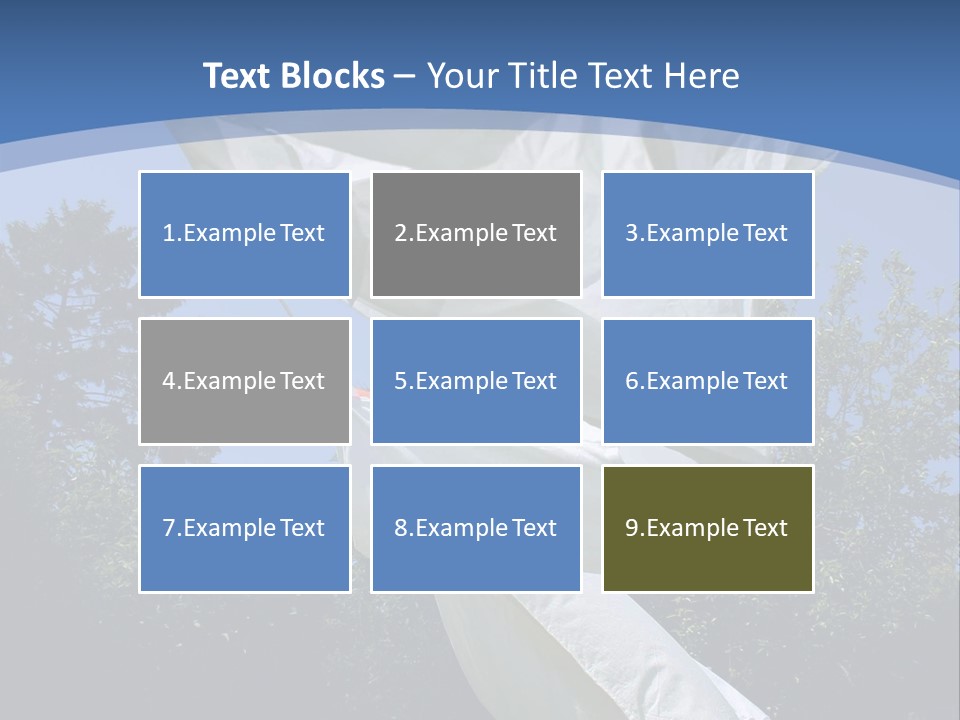 Wash Blue Dry PowerPoint Template