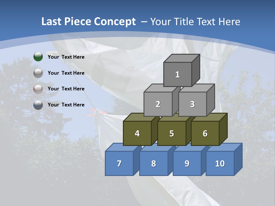 Wash Blue Dry PowerPoint Template