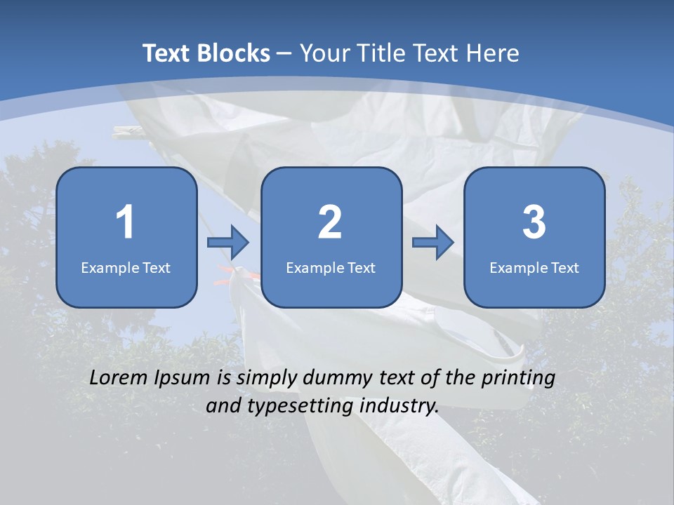 Wash Blue Dry PowerPoint Template