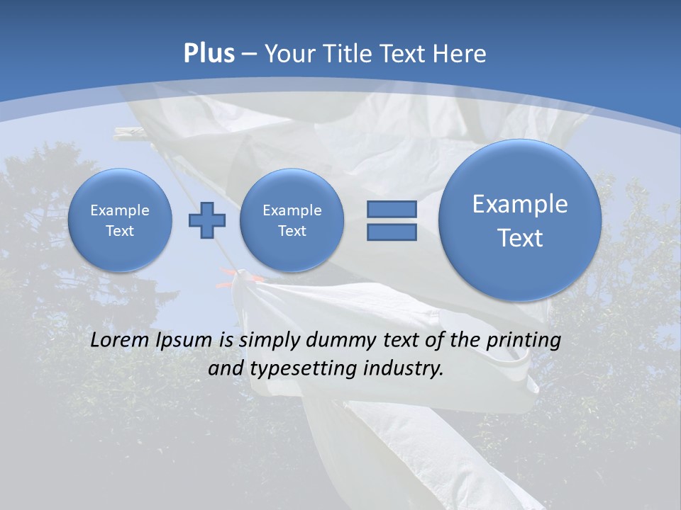 Wash Blue Dry PowerPoint Template