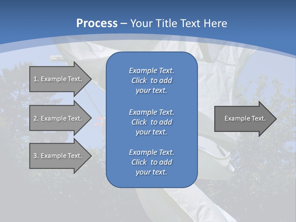 Wash Blue Dry PowerPoint Template