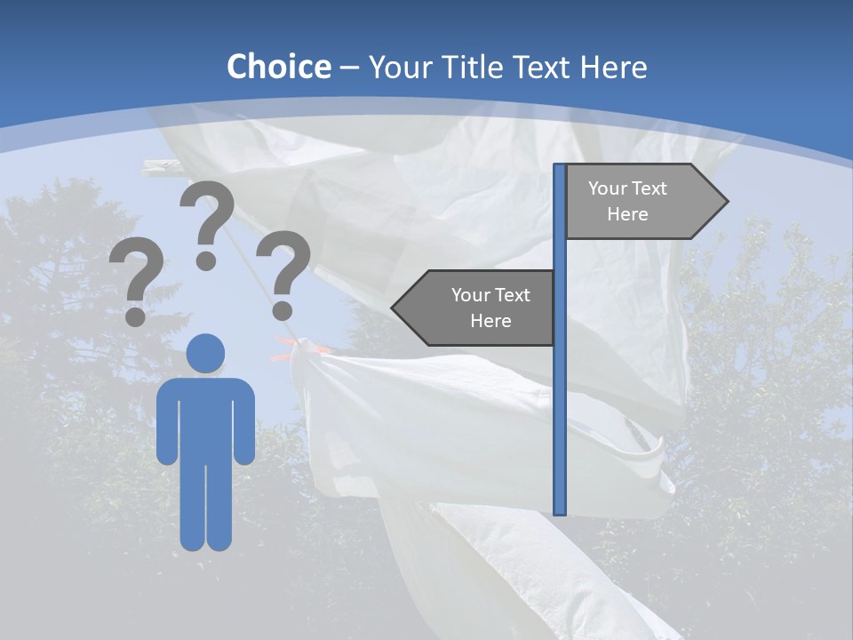 Wash Blue Dry PowerPoint Template