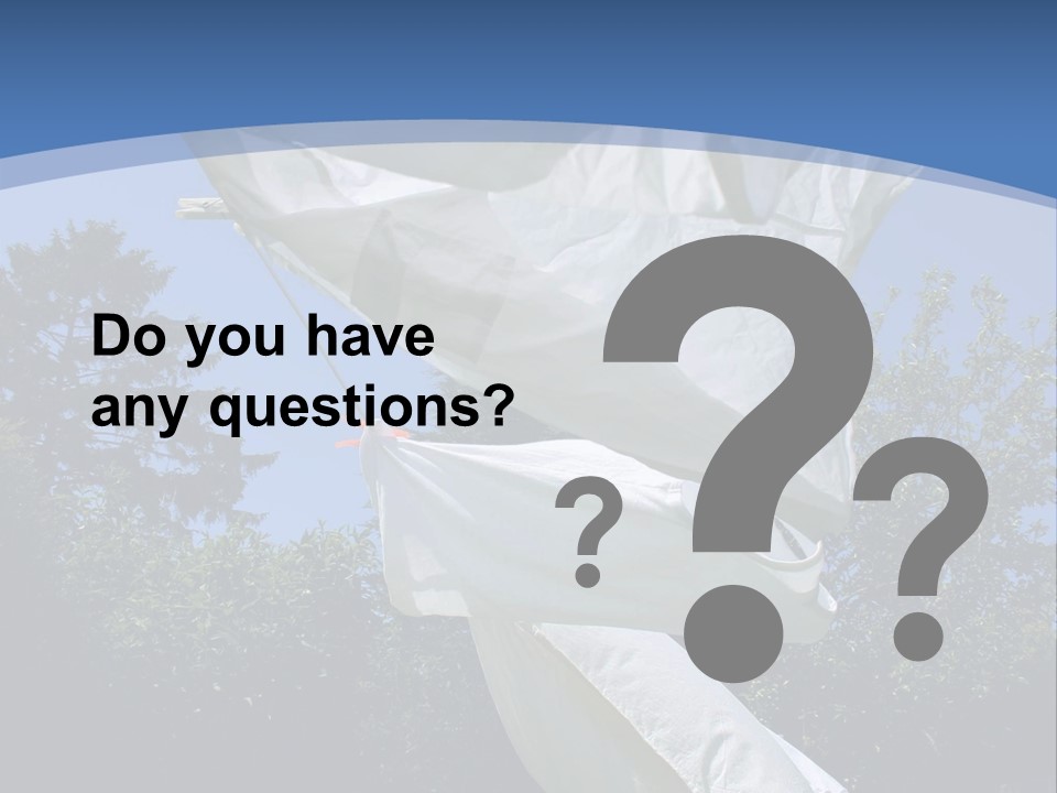 Wash Blue Dry PowerPoint Template