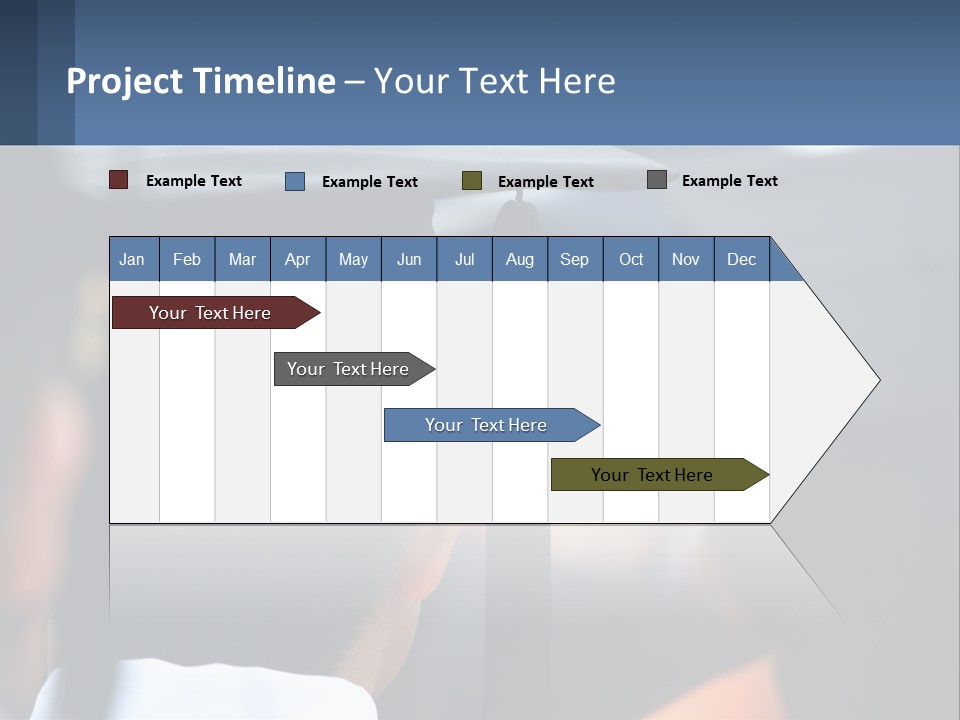 A Person Wearing A Graduation Cap And Gown PowerPoint Template