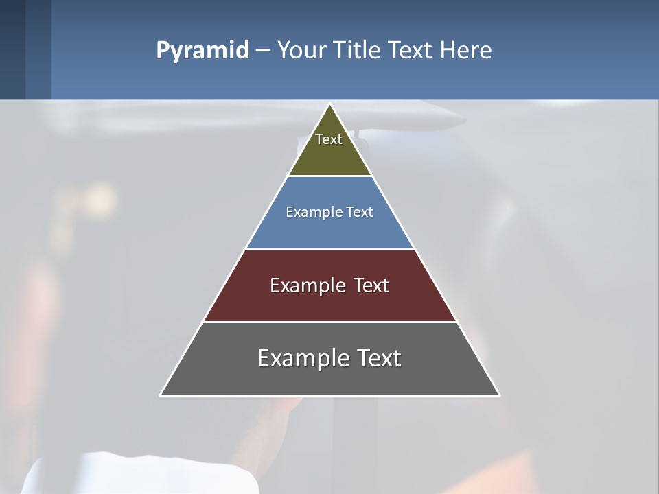 A Person Wearing A Graduation Cap And Gown PowerPoint Template