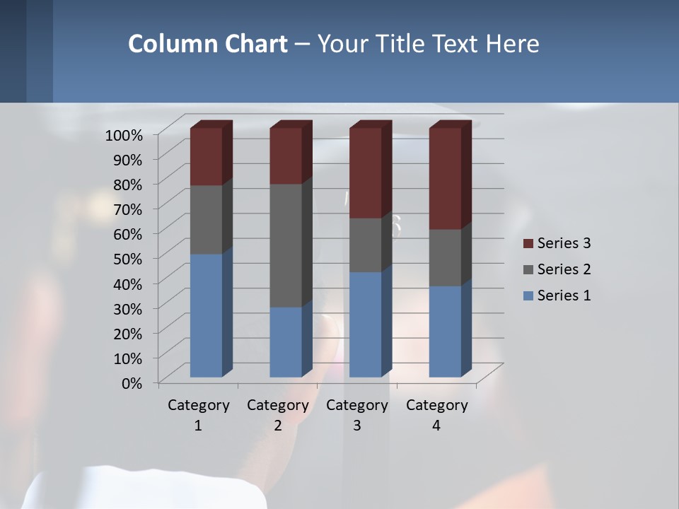 A Person Wearing A Graduation Cap And Gown PowerPoint Template