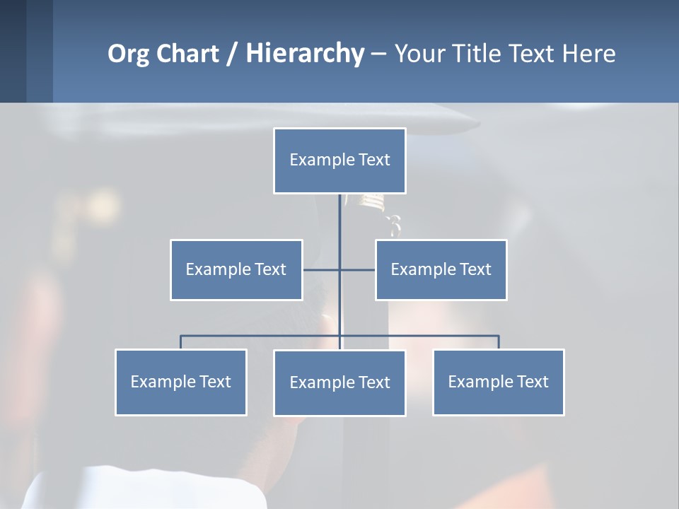 A Person Wearing A Graduation Cap And Gown PowerPoint Template