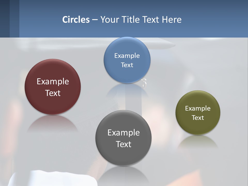 A Person Wearing A Graduation Cap And Gown PowerPoint Template