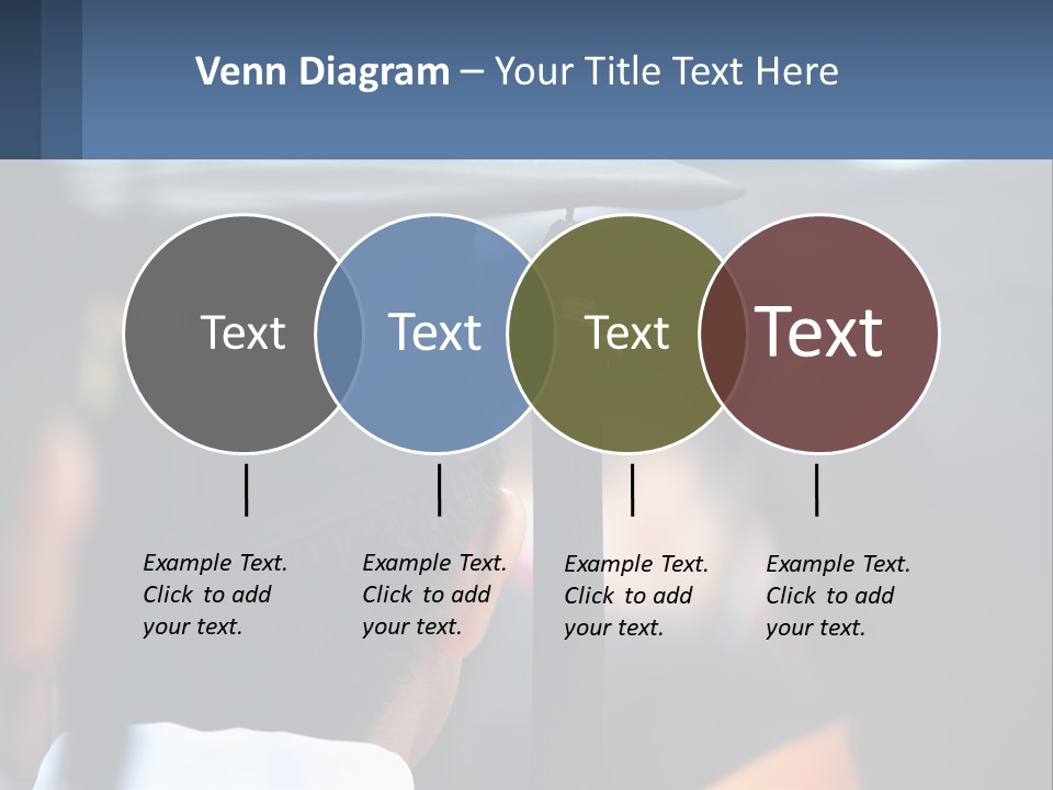 A Person Wearing A Graduation Cap And Gown PowerPoint Template