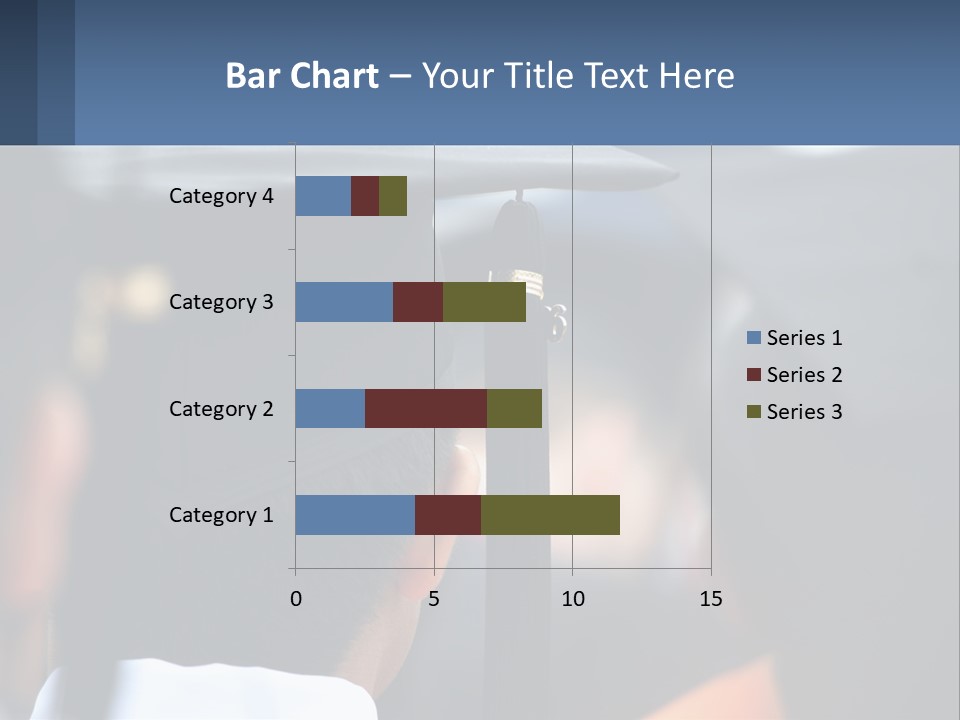 A Person Wearing A Graduation Cap And Gown PowerPoint Template