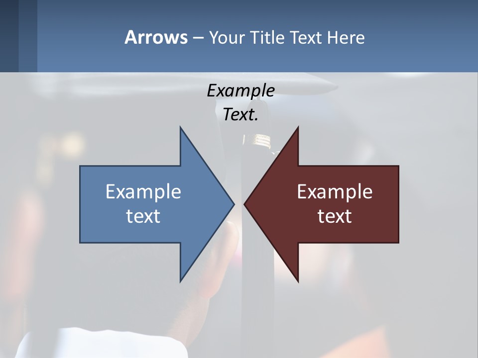 A Person Wearing A Graduation Cap And Gown PowerPoint Template