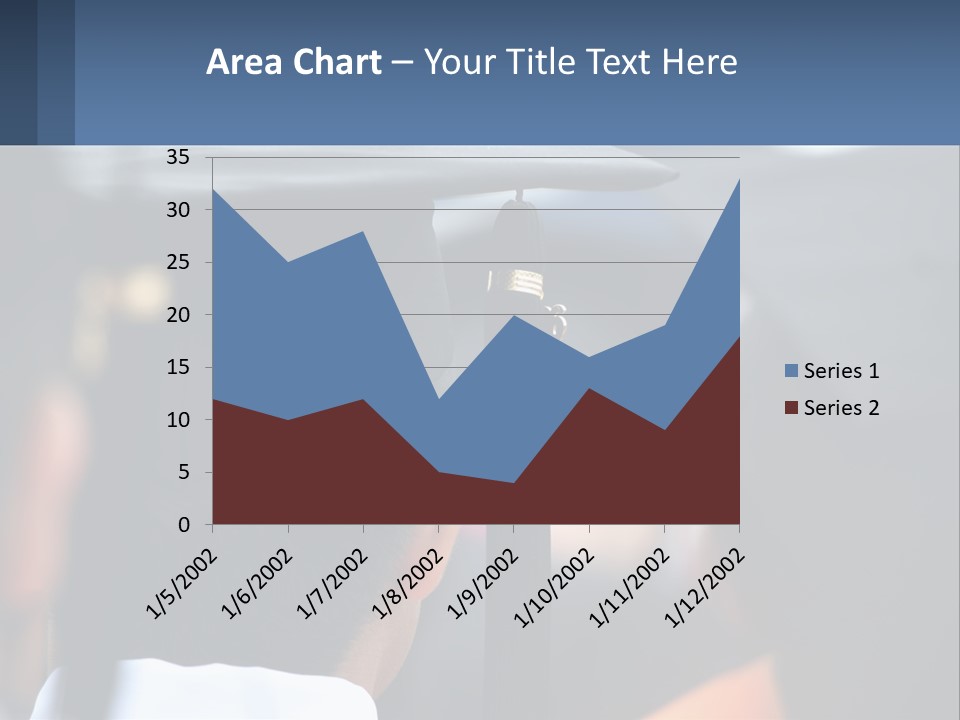 A Person Wearing A Graduation Cap And Gown PowerPoint Template