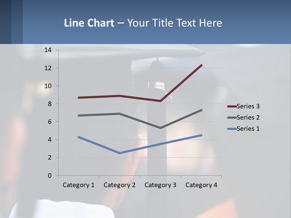 A Person Wearing A Graduation Cap And Gown PowerPoint Template