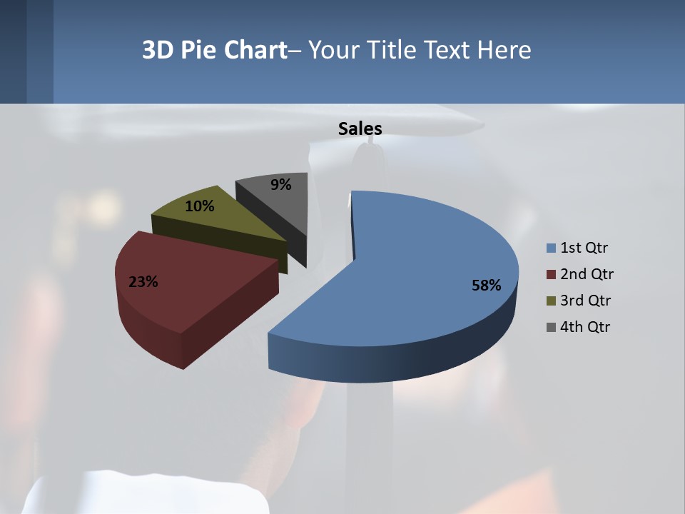 A Person Wearing A Graduation Cap And Gown PowerPoint Template