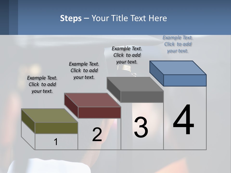 A Person Wearing A Graduation Cap And Gown PowerPoint Template