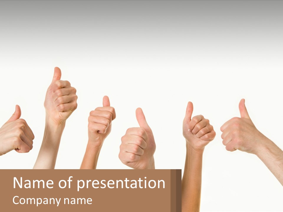 Gesturing Idea Satisfaction PowerPoint Template