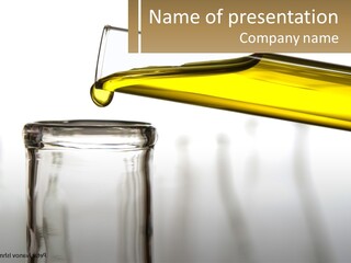 Liquid Pharmaceutical Drop PowerPoint Template