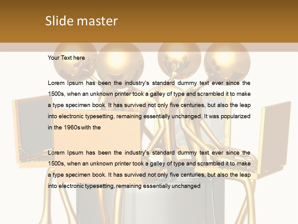 Object Access Data PowerPoint Template