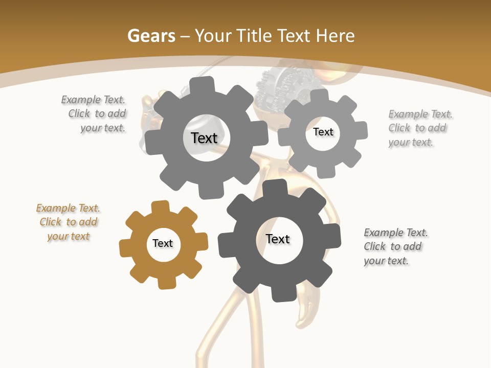 Repair Gear Business PowerPoint Template
