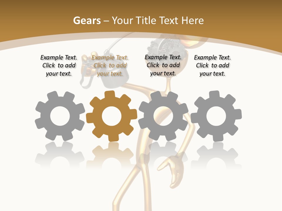 Repair Gear Business PowerPoint Template
