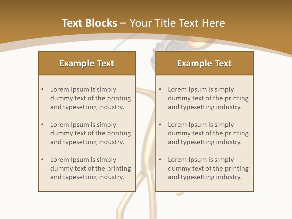 Repair Gear Business PowerPoint Template