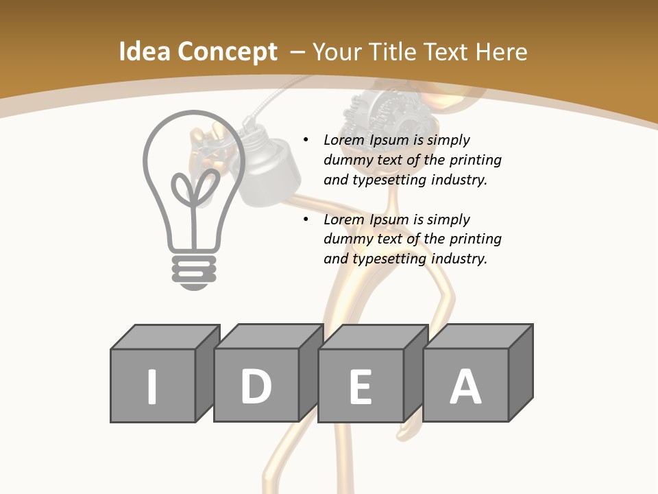 Repair Gear Business PowerPoint Template