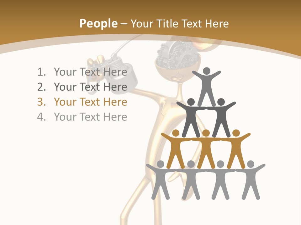 Repair Gear Business PowerPoint Template