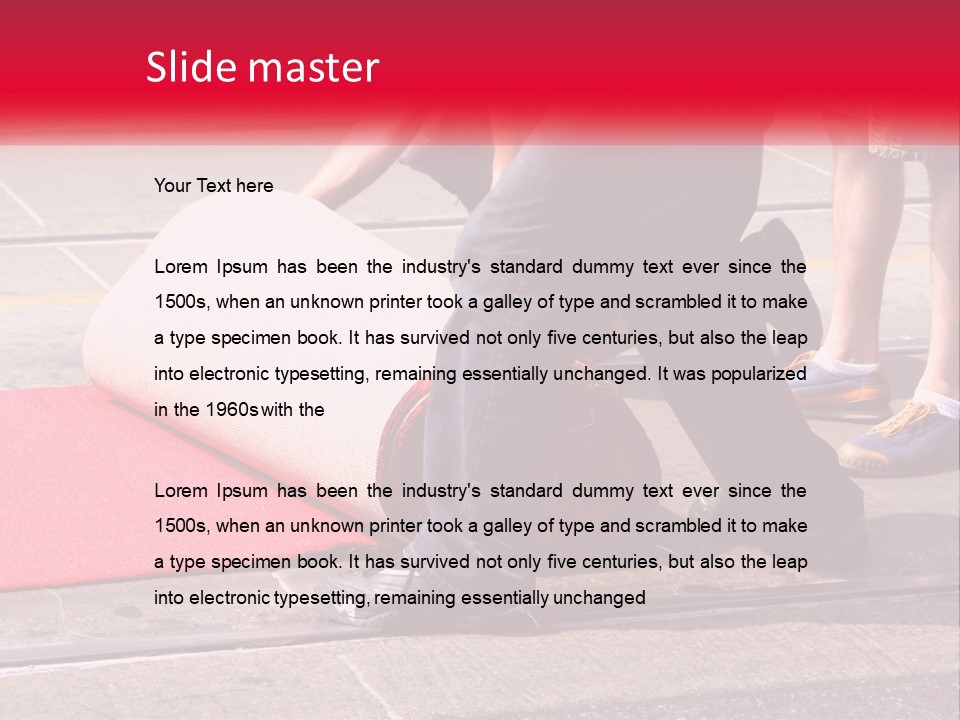 Street Cement Gala PowerPoint Template