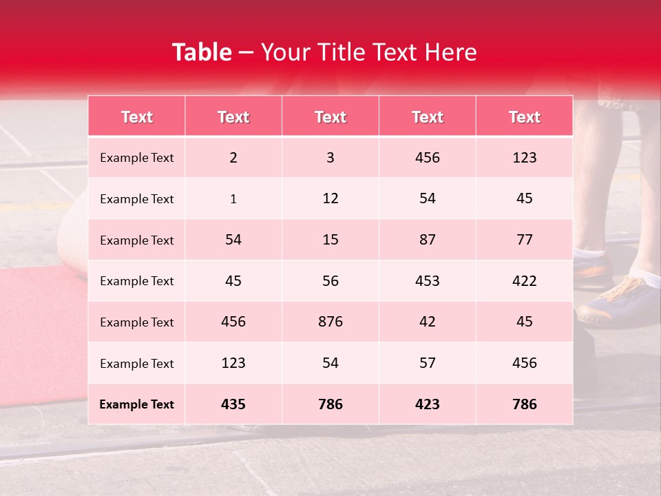 Street Cement Gala PowerPoint Template