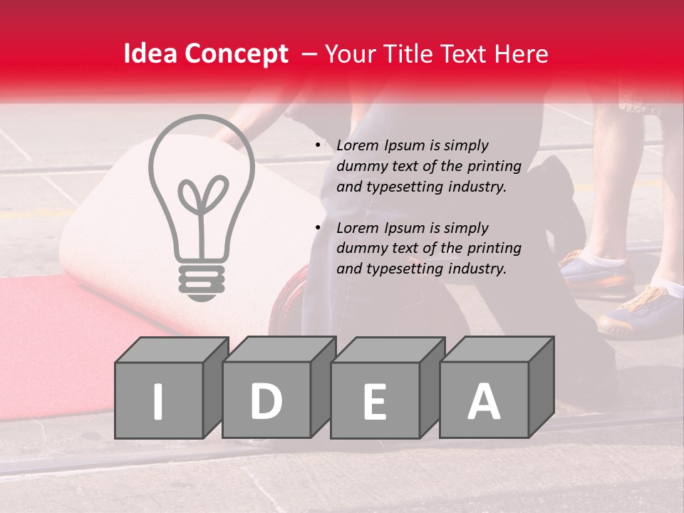 Street Cement Gala PowerPoint Template