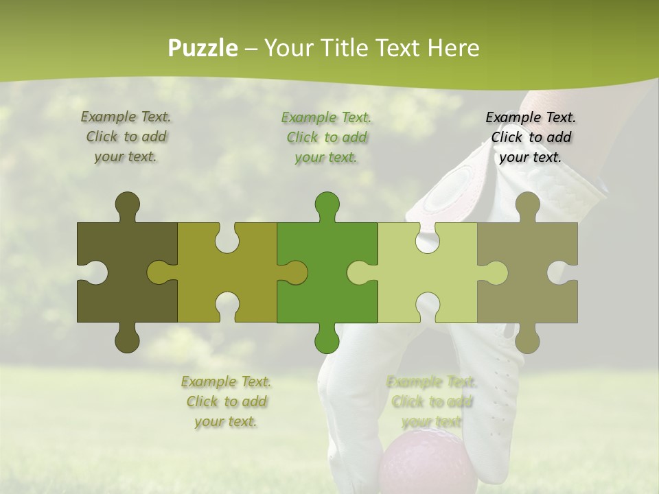 Recreation Glove Fitness PowerPoint Template